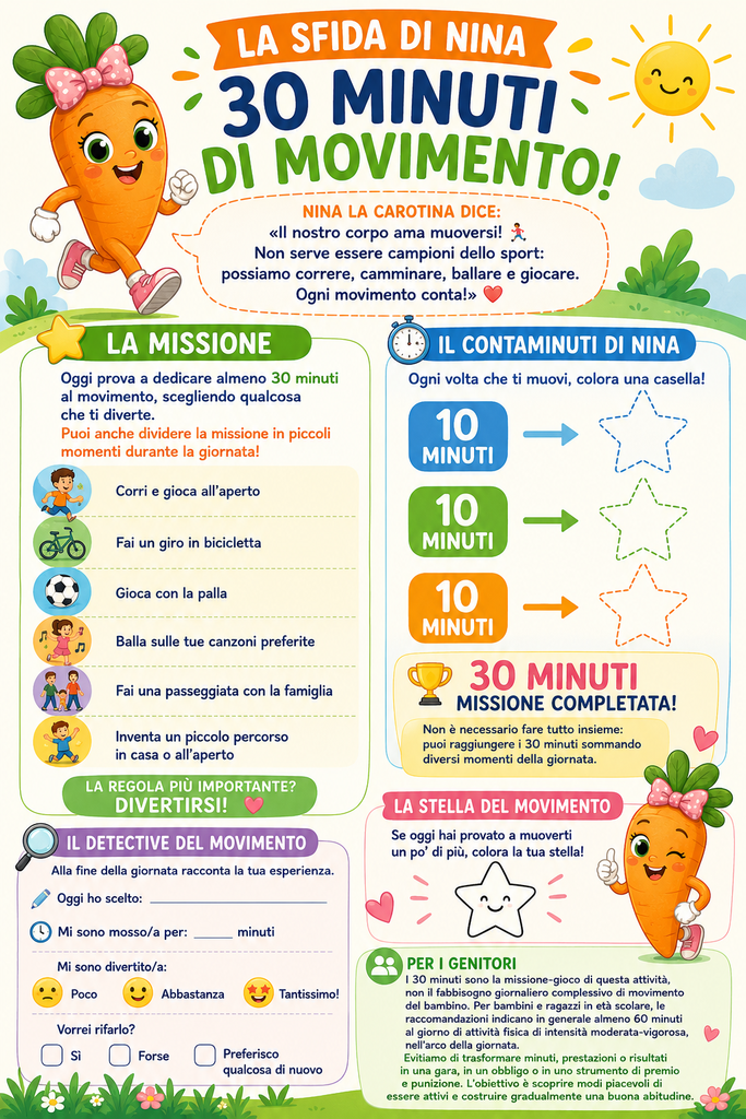 Sfida di Nina – 30 minuti di movimento sfida