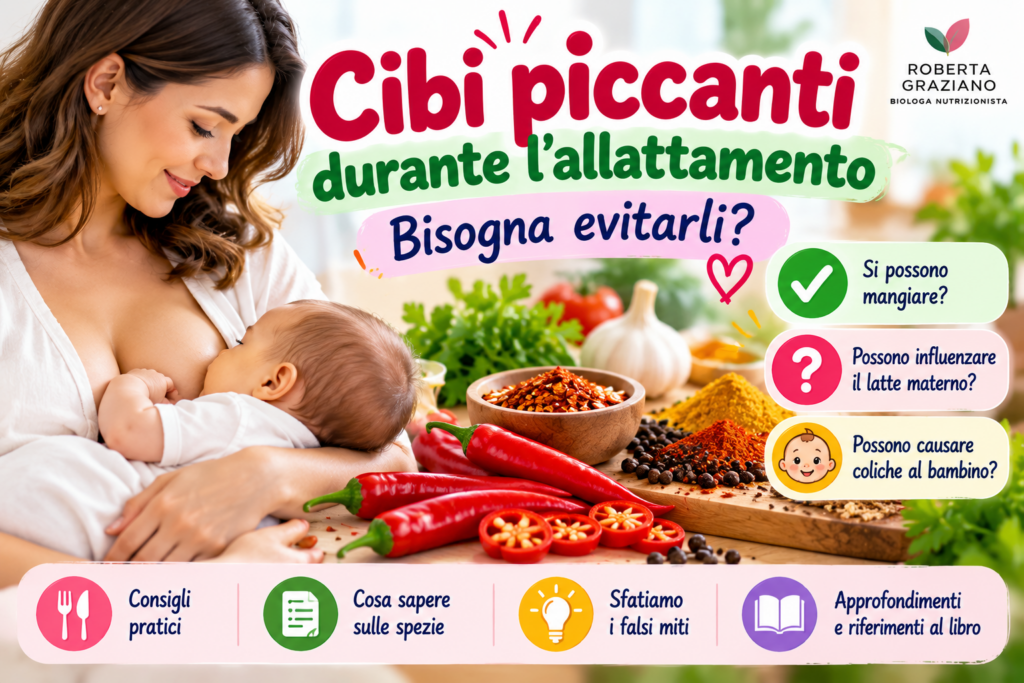 Cibi piccanti durante l'allattamento: peperoncino e spezie devono essere evitati?