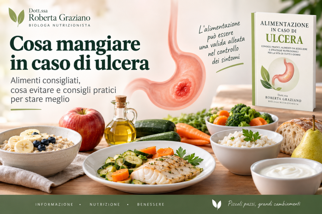 Cosa mangiare in caso di ulcera: alimenti consigliati e consigli nutrizionali