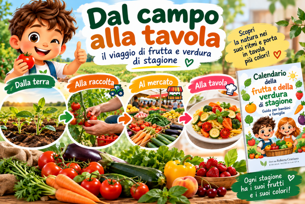 Dal campo alla tavola: il viaggio della frutta e della verdura di stagione dalla terra al piatto